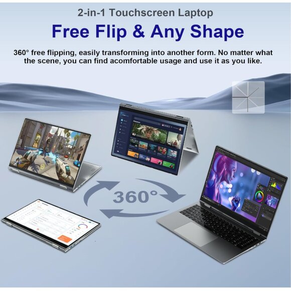Brand New 16” Laptop · Touchscreen · 16GB/640GB · 2-in-1 Convertible - Picture 8 of 10